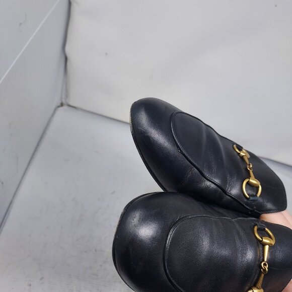 Gucci Black Horsebit Princetown Slide Mule - Picture 9 of 9
